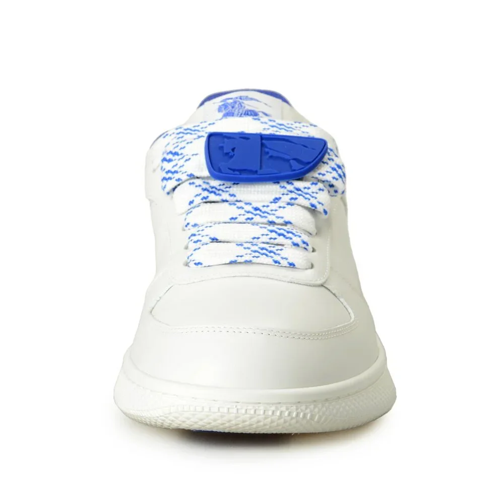 Burberry Men's "Terrace" White Leather Low Top Sneakers Shoes US 11 IT 44 - Picture 5 of 8